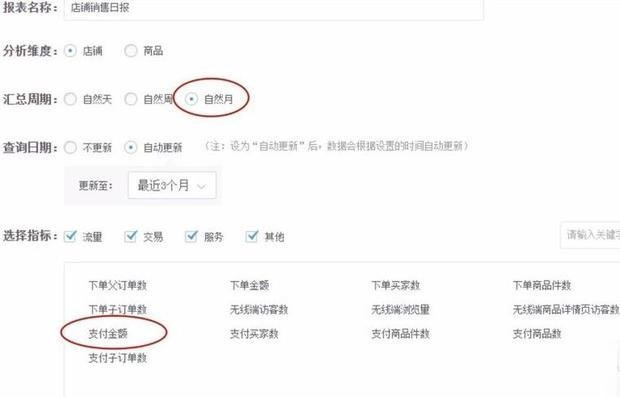 淘宝的近一个月的销售额,在哪儿看?