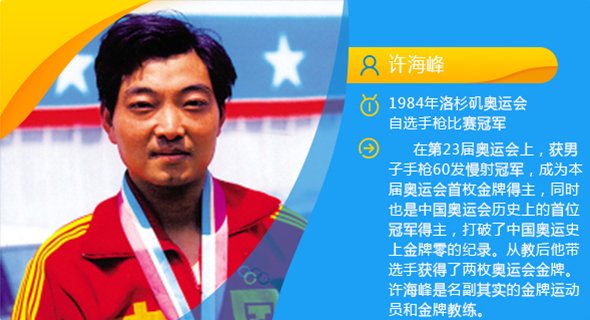 许海峰简介，他说过的名言佳句