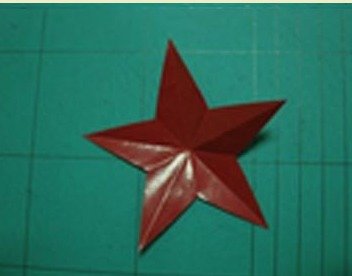 拜求五角星的剪纸方法