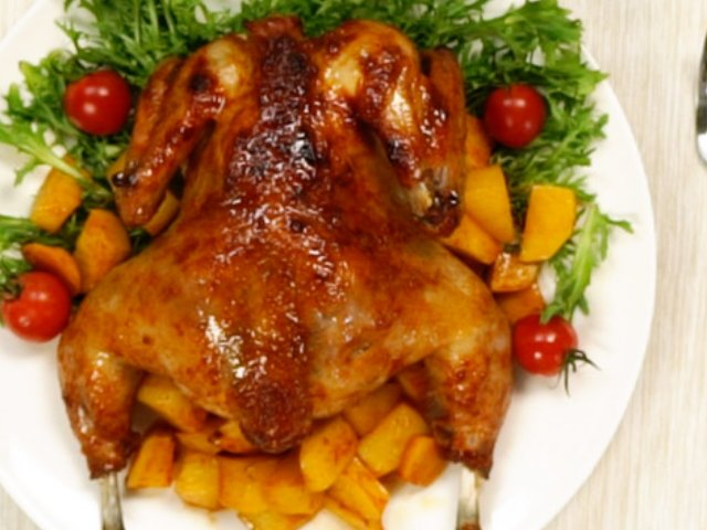 烤箱烤鸡的制作方法