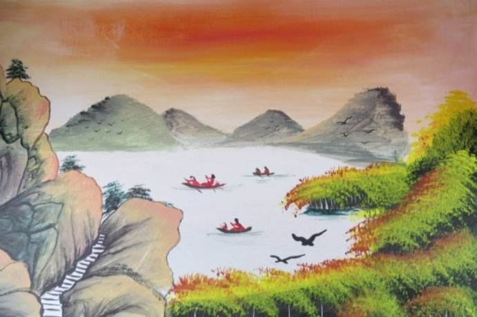 “落霞与孤鹜齐飞，秋水共长天一色”是什么意思？