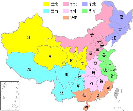 华南地区包括哪些省市？