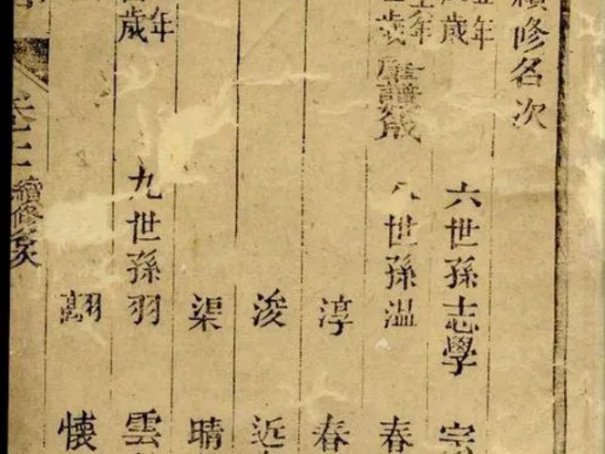 孔家家谱全部的字辈