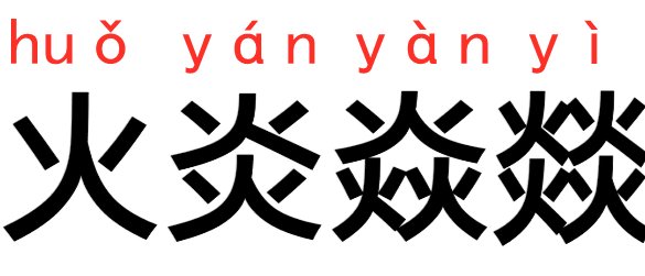 焱燚怎么读?什么意思?