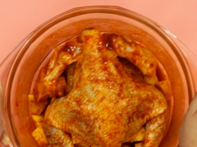 烤箱烤鸡的制作方法