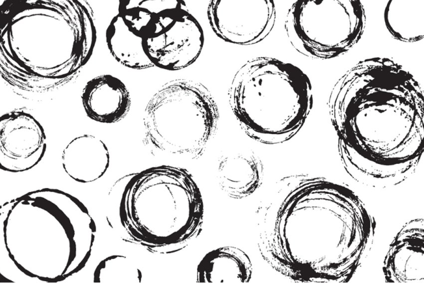 圆形能画出什么图案