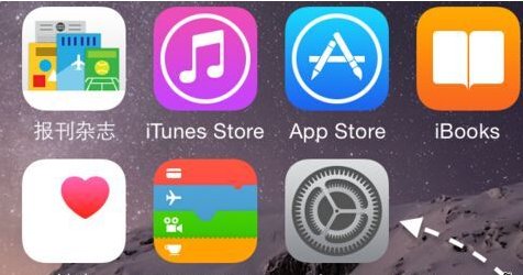 苹果 6桌面横屏怎么设置？