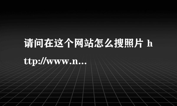 请问在这个网站怎么搜照片 http://www.naver.com/