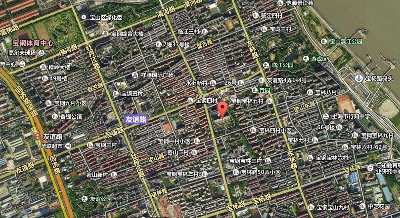 上海宝山详细地图