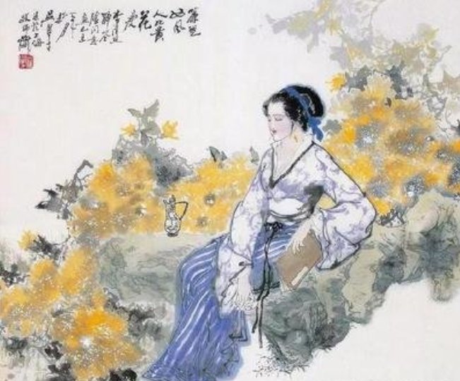 人比黄花瘦是什么意思?