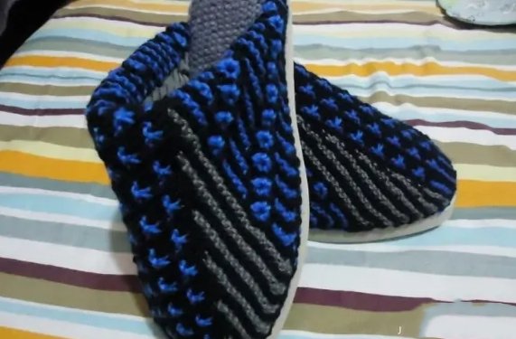 毛线拖鞋怎么织全教程
