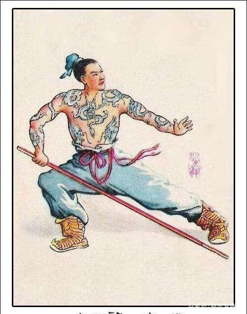 古典名著《水浒传》中，史进为什么被人称为九纹龙？