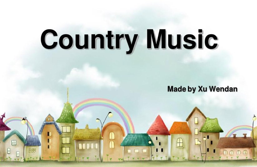 country music怎么读