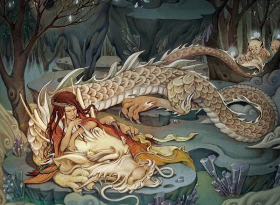 民间传说中“独角龙”的来历与其象征意义是什么呢？