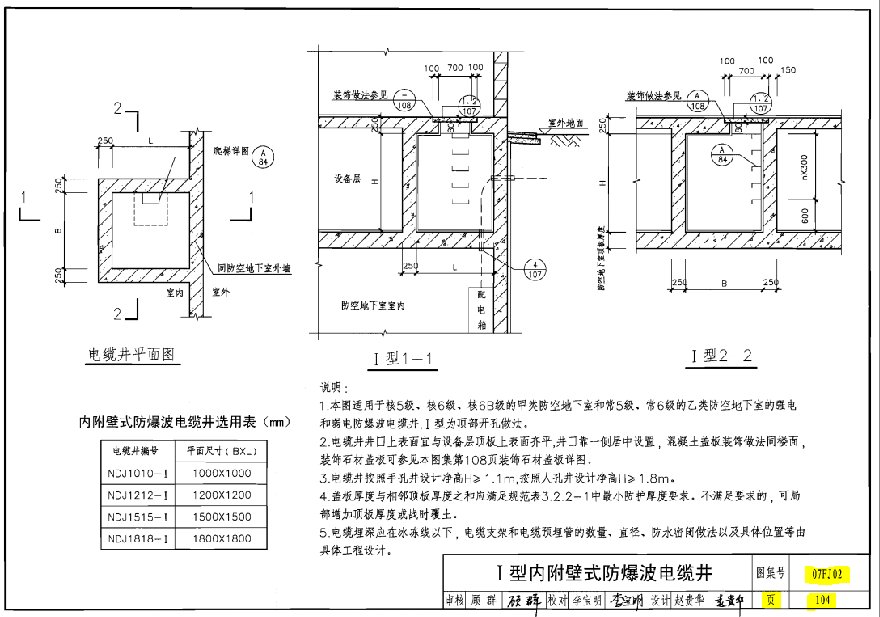 07fj02人防图集104页