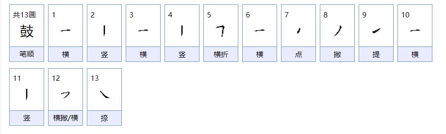 鼓是什么字拼音？