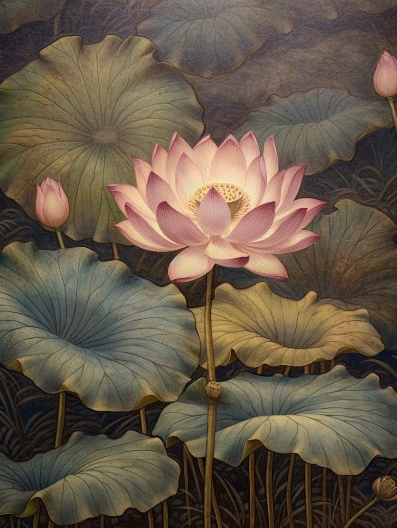 莲花是什么样子的？