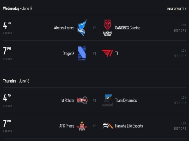 lck夏季赛季后赛赛程2023