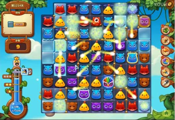 开心消消乐1214关怎么过