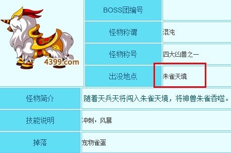 造梦西游3四大凶兽分别在哪