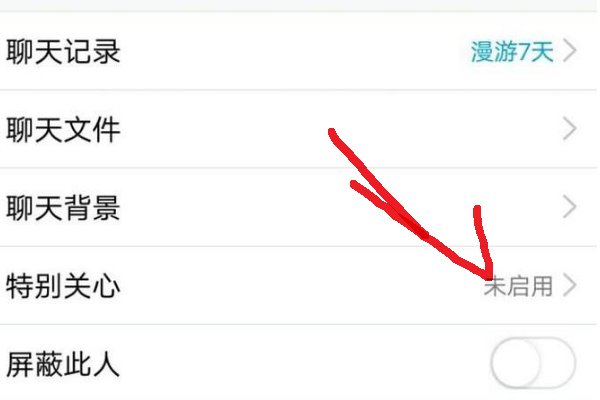 qq特别关心是啥？