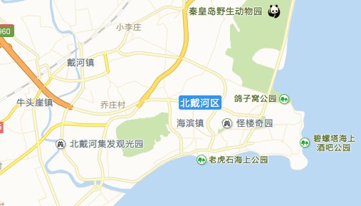 东南西北戴河分别在哪