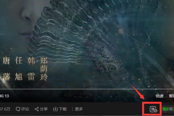 电脑版爱奇艺弹幕按钮怎么没了