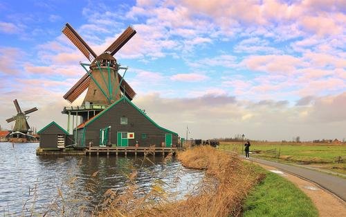 荷兰的风车主要用于？