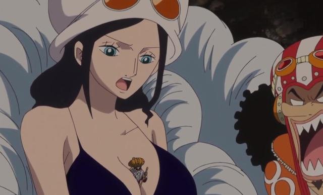 海贼王妮可罗宾在动画里被吃过多少次豆腐？