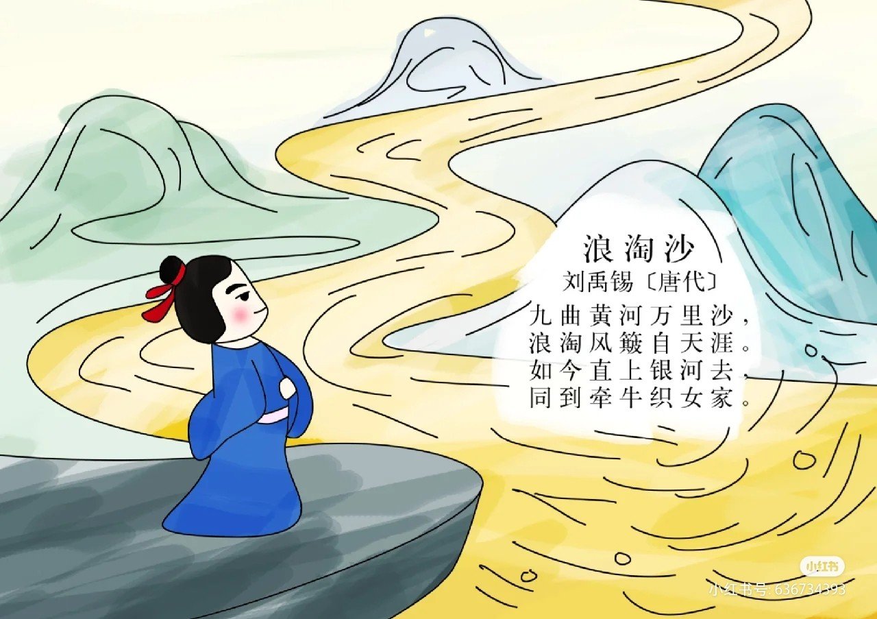 古诗浪淘沙其一原文及翻译