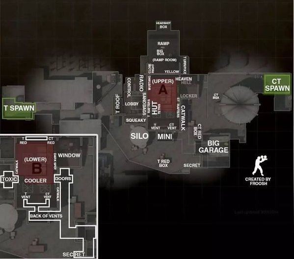 csgo沙漠地图有哪些？