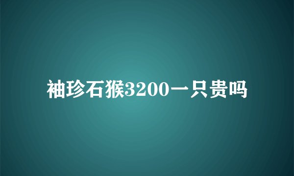 袖珍石猴3200一只贵吗