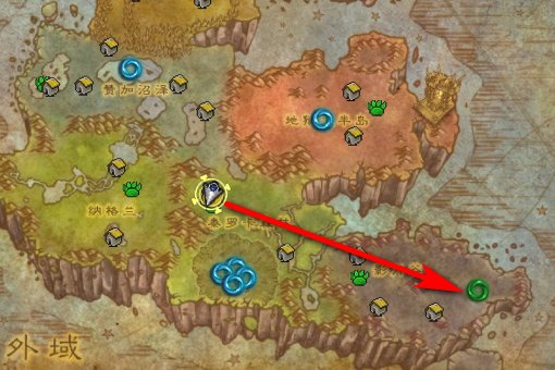 魔兽世界黑暗神殿入口和集合石在哪 具体点