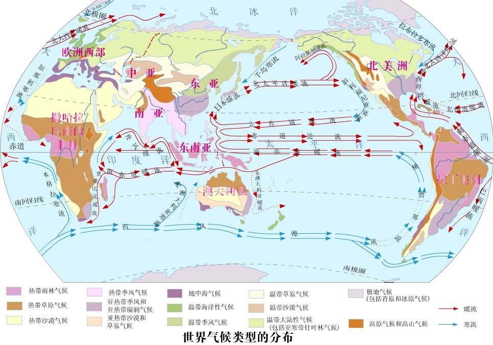 北极地区的洋流高纬环流是寒流还是暖流
