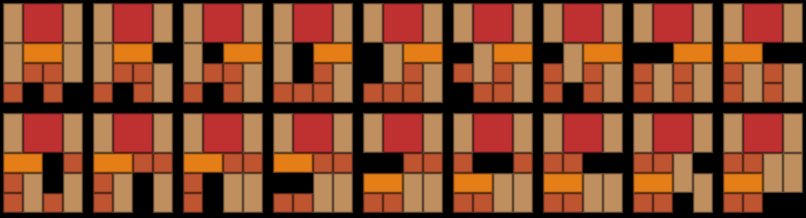 华容道的摆法及名称和解法