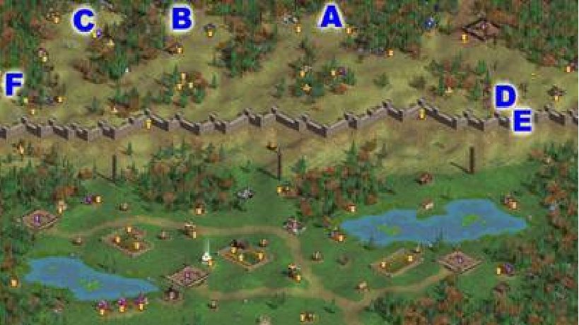 英雄无敌4中疾风战场，蒙哥怎么过长城？