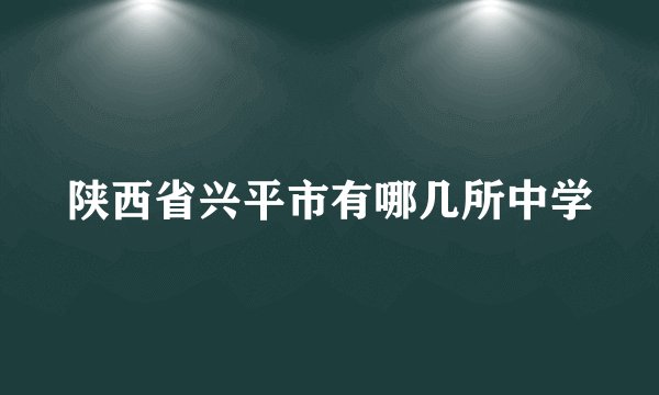 陕西省兴平市有哪几所中学