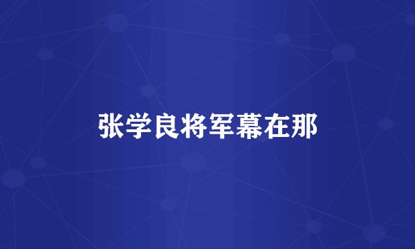 张学良将军幕在那