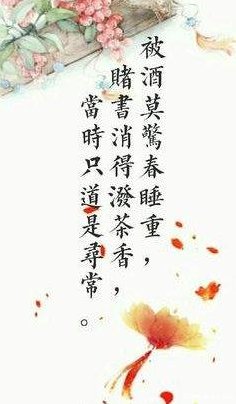 当时只道是寻常的全诗？