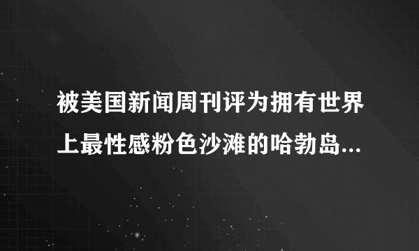 被美国新闻周刊评为拥有世界上最性感粉色沙滩的哈勃岛位于哪个国家