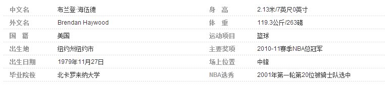 布兰登-海伍德的简介