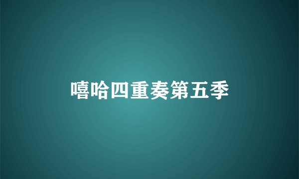 嘻哈四重奏第五季