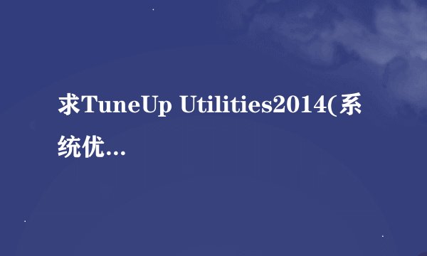 求TuneUp Utilities2014(系统优化软件) V14.0.1 英文官方版网盘资源