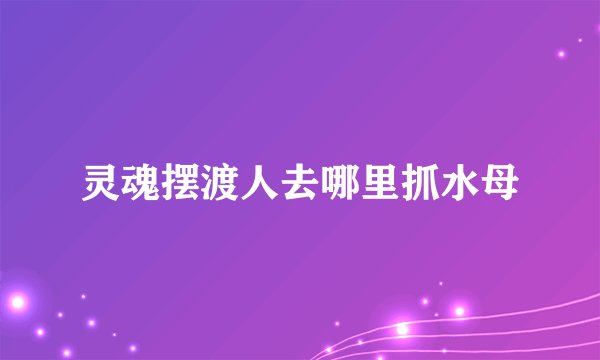 灵魂摆渡人去哪里抓水母