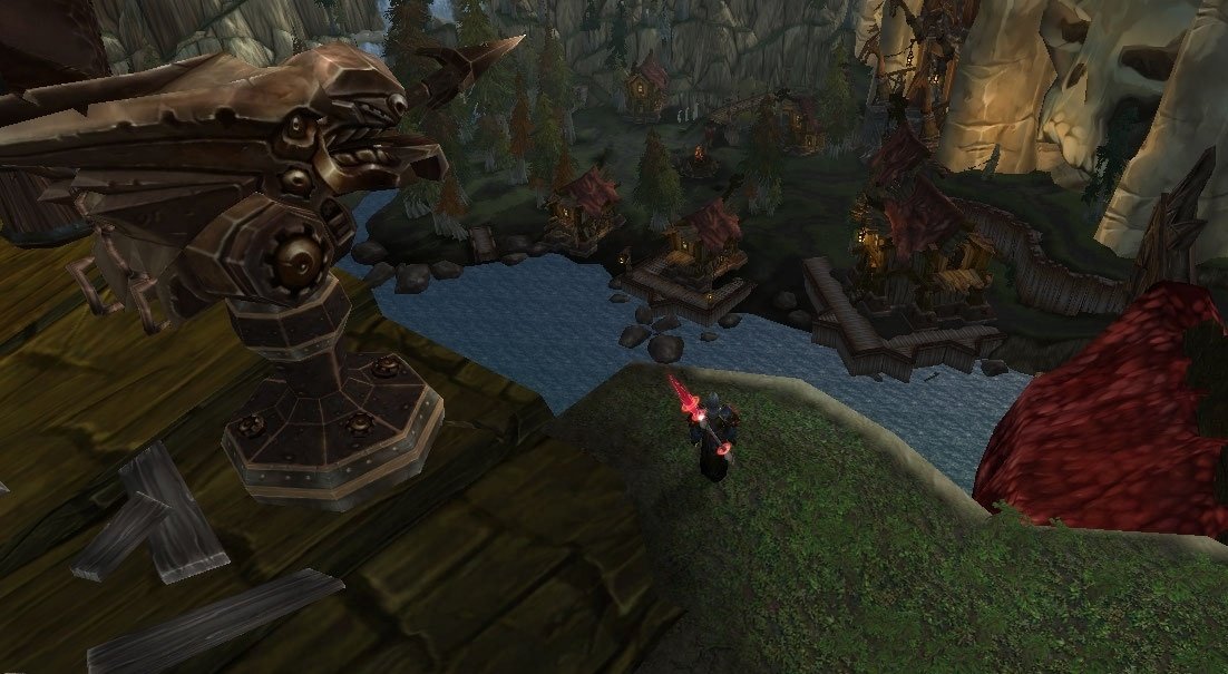 魔兽世界扫射龙颅村任务的鱼叉控制器在哪