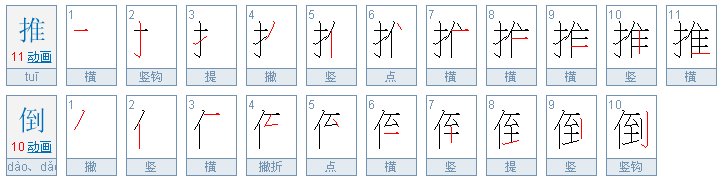 推倒是什么意思？