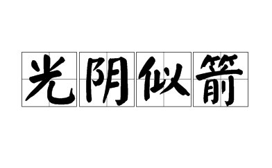 时间最快的成语