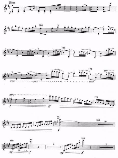 《梁祝》小提琴独奏谱