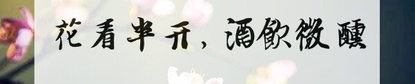 花看半开，酒饮微醺  全文是什么？