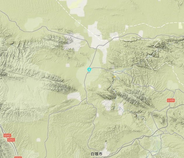 甘肃省白银市景泰县地形